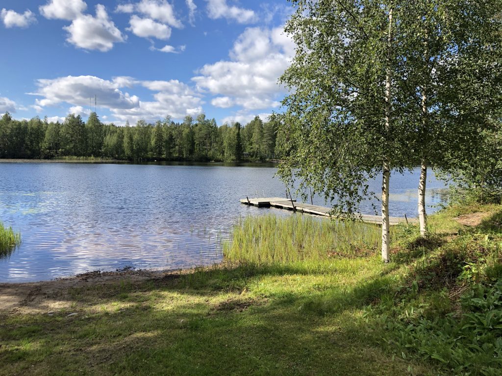 Airakselan uimaranta Jussiltantiellä.